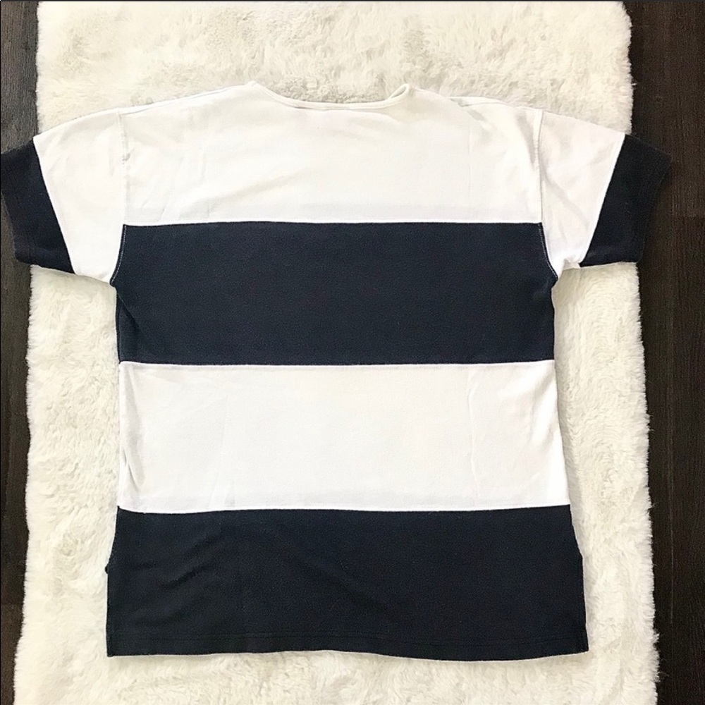 🌻3/$15 Vintage Liz Claiborne Striped OversizedTee - Picture 3 of 7